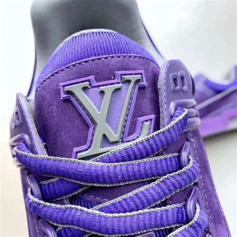 purple Lv shoes